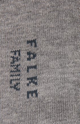 Детские носки FALKE серого цвета, арт. 12997. | Фото 2 (Материал: Хлопок, Текстиль; Кросс-КТ: Носки)