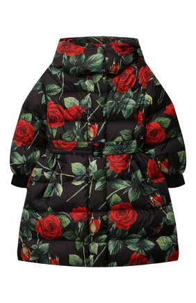 Детское пуховое пальто DOLCE & GABBANA черного цвета по цене 59250 руб., арт. L5JBJM/FSSGK/8-14 | Фото 1 Детское пуховое пальто DOLCE & GABBANA черного цвета, арт. L5JBJM/FSSGK/8-14 | Фото 1 (Материал утеплителя: Пух и перо; Материал внешний: Синтетический материал; Материал подклада: Синтетический материал; Рукава: Длинные; Девочки Кросс-КТ: Пуховик-верхняя одежда; Кросс-КТ: Сезон: зима; Ростовка одежда: 10 - 11 лет | 140 - 146см, 12 лет | 152 см, 8 лет | 128 см)