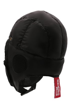 Детского пуховая шапка-ушанка AI RIDERS KIDS черного цвета по цене 11750 руб., арт. AIW1/LK528B/TKJ8 | Фото 2 Детского пуховая шапка-ушанка AI RIDERS KIDS черного цвета, арт. AIW1/LK528B/TKJ8 | Фото 2 (Материал: Текстиль, Синтетический материал)
