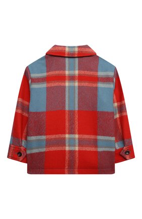 Детского шерстяная куртка GUCCI разноцветного цвета по цене 106000 руб., арт. 653784/XWAPE | Фото 2 Детского шерстяная куртка GUCCI разноцветного цвета, арт. 653784/XWAPE | Фото 2 (Материал подклада: Купро; Материал внешний: Шерсть; Рукава: Длинные; Кросс-КТ: Сезон: демисезон; Ростовка одежда: 10 - 11 лет | 140 - 146см, 12 лет | 152 см, 4 года | 104 см, 5 лет | 110 см, 6 лет | 116 см, 8 лет | 128 см)