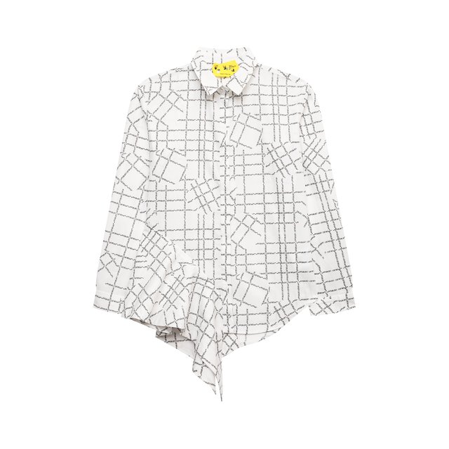 Хлопковая блузка Off-White 0GGA002F21FAB001