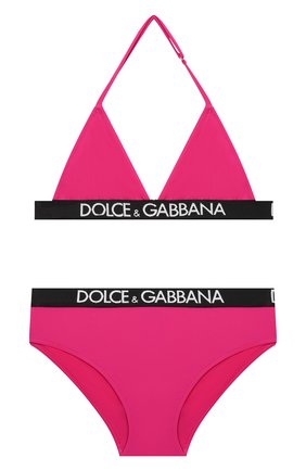 Детского раздельный купальник DOLCE & GABBANA фуксия цвета по цене 16650 руб., арт. L5J825/G7A7Y/8-14 | Фото 1 Детского раздельный купальник DOLCE & GABBANA фуксия цвета, арт. L5J825/G7A7Y/8-14 | Фото 1 (Материал внешний: Синтетический материал; Девочки Кросс-КТ: Купальники-пляж; Ростовка одежда: 10 - 11 лет | 140 - 146см, 12 лет | 152 см, 8 лет | 128 см)