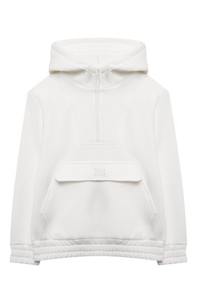 Детский хлопковое худи DOLCE & GABBANA белого цвета по цене 23450 руб., арт. L4JWAR/G7A3Q/8-14 | Фото 1 Детский хлопковое худи DOLCE & GABBANA белого цвета, арт. L4JWAR/G7A3Q/8-14 | Фото 1 (Рукава: Длинные; Материал внешний: Хлопок; Мальчики Кросс-КТ: Толстовка-одежда; Ростовка одежда: 10 - 11 лет | 140 - 146см, 12 лет | 152 см, 8 лет | 128 см)