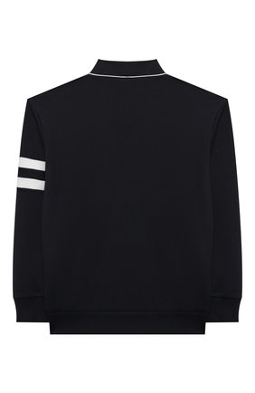 Детский хлопковый кардиган DOLCE & GABBANA темно-синего цвета по цене 26850 руб., арт. L4JWAQ/G7A30/8-14 | Фото 2 Детский хлопковый кардиган DOLCE & GABBANA темно-синего цвета, арт. L4JWAQ/G7A30/8-14 | Фото 2 (Рукава: Длинные; Материал внешний: Хлопок; Мальчики Кросс-КТ: Кардиган-одежда; Ростовка одежда: 10 - 11 лет | 140 - 146см, 12 лет | 152 см, 8 лет | 128 см)