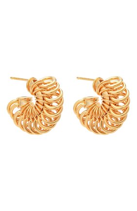 Женские серьги BOTTEGA VENETA золотого цвета по цене 0 руб., арт. 665777/VAHU0 | Фото 3 Женские серьги BOTTEGA VENETA золотого цвета, арт. 665777/VAHU0 | Фото 3 (Материал: Серебро)