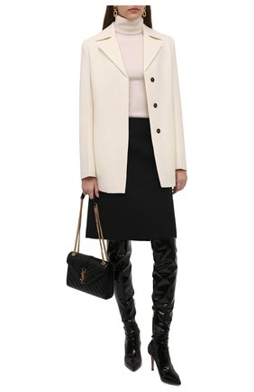 Женские ботфорты ribbon cuissard 85 GIANVITO ROSSI черного цвета по цене 112500 руб., арт. G80339.85RIC.VYENENE | Фото 2 Женские ботфорты ribbon cuissard 85 GIANVITO ROSSI черного цвета, арт. G80339.85RIC.VYENENE | Фото 2 (Материал внутренний: Натуральная кожа; Высота голенища: Высокие; Подошва: Плоская; Каблук высота: Высокий; Материал внешний: Экокожа; Каблук тип: Шпилька)