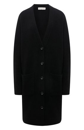 Женский шерстяной кардиган DRIES VAN NOTEN черного цвета по цене 67600 руб., арт. 212-011242-3703 | Фото 1 Женский шерстяной кардиган DRIES VAN NOTEN черного цвета, арт. 212-011242-3703 | Фото 1 (Рукава: Длинные; Длина (для топов): Удлиненные; Материал внешний: Шерсть; Женское Кросс-КТ: кардиган-трикотаж; Стили: Кэжуэл)