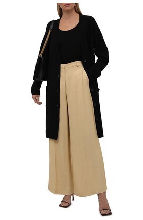 Женский шерстяной кардиган DRIES VAN NOTEN черного цвета по цене 67600 руб., арт. 212-011242-3703 | Фото 2 Женский шерстяной кардиган DRIES VAN NOTEN черного цвета, арт. 212-011242-3703 | Фото 2 (Рукава: Длинные; Длина (для топов): Удлиненные; Материал внешний: Шерсть; Женское Кросс-КТ: кардиган-трикотаж; Стили: Кэжуэл)