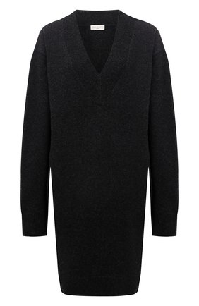 Женское шерстяное платье DRIES VAN NOTEN темно-серого цвета по цене 49950 руб., арт. 212-011226-3702 | Фото 1 Женское шерстяное платье DRIES VAN NOTEN темно-серого цвета, арт. 212-011226-3702 | Фото 1 (Рукава: Длинные; Длина Ж (юбки, платья, шорты): Мини; Материал внешний: Шерсть; Женское Кросс-КТ: Платье-одежда; Кросс-КТ: Трикотаж; Случай: Повседневный; Стили: Кэжуэл)