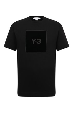 Мужская хлопковая футболка Y-3 черного цвета по цене 9495 руб., арт. HB3332/M | Фото 1 Мужская хлопковая футболка Y-3 черного цвета, арт. HB3332/M | Фото 1 (Материал внешний: Хлопок; Длина (для топов): Стандартные; Рукава: Короткие; Принт: С принтом; Стили: Спорт-шик)