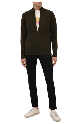 Мужской кашемировый кардиган LORO PIANA хаки цвета по цене 218000 руб., арт. FAG4767 | Фото 2 Мужской кашемировый кардиган LORO PIANA хаки цвета, арт. FAG4767 | Фото 2 (Материал внешний: Кашемир, Шерсть; Мужское Кросс-КТ: Кардиган-одежда; Стили: Кэжуэл; Рукава: Длинные; Длина (для топов): Стандартные)
