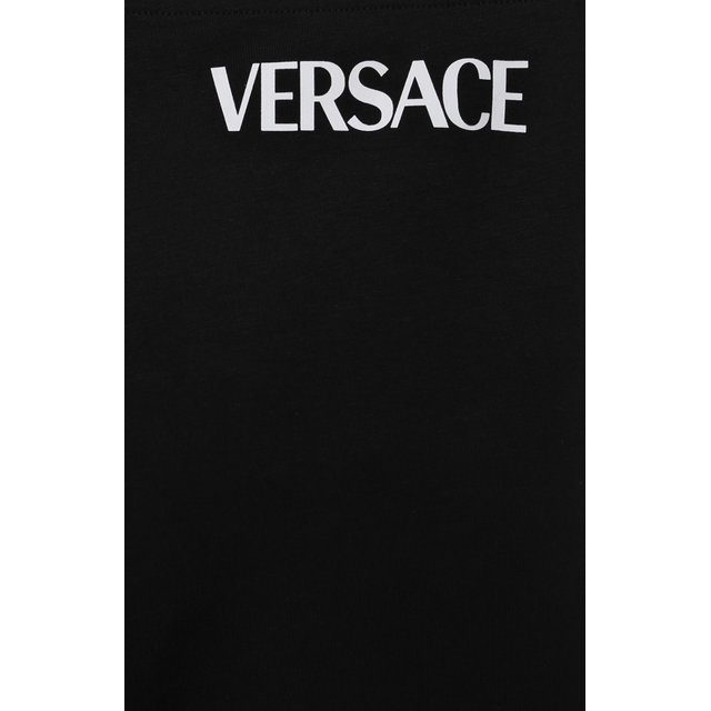 Хлопковые леггинсы Versace 1000042/1A01408/8A-14A Фото 3
