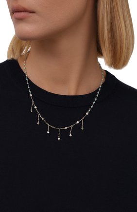 Женское колье HANKA_IN золотого цвета по цене 15700 руб., арт. DIV-C0-AMA | Фото 2 Женское колье HANKA_IN золотого цвета, арт. DIV-C0-AMA | Фото 2 (Материал: Металл)