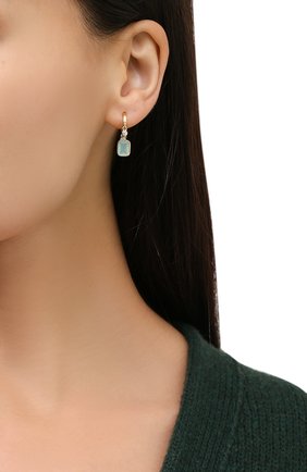 Женские серьги HANKA_IN золотого цвета по цене 11700 руб., арт. LAU-B0-CAL | Фото 2 Женские серьги HANKA_IN золотого цвета, арт. LAU-B0-CAL | Фото 2 (Материал: Металл)