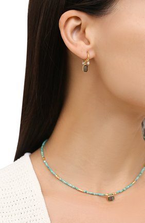 Женские серьги HANKA_IN золотого цвета по цене 11700 руб., арт. LAU-B0-LAB | Фото 2 Женские серьги HANKA_IN золотого цвета, арт. LAU-B0-LAB | Фото 2 (Материал: Металл)