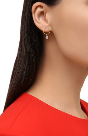 Женские серьги HANKA_IN золотого цвета по цене 7995 руб., арт. STACIR-B0P-G0PA | Фото 2 Женские серьги HANKA_IN золотого цвета, арт. STACIR-B0P-G0PA | Фото 2 (Материал: Металл)
