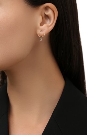 Женские серьги HANKA_IN золотого цвета по цене 7995 руб., арт. STACIR-B0P-G0U | Фото 2 Женские серьги HANKA_IN золотого цвета, арт. STACIR-B0P-G0U | Фото 2 (Материал: Металл)