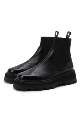 Женские кожаные ботинки clayton JIMMY CHOO черного цвета по цене 57500 руб., арт. CLAYT0N FLAT/VIL | Фото 1 Женские кожаные ботинки clayton JIMMY CHOO черного цвета, арт. CLAYT0N FLAT/VIL | Фото 1 (Материал внутренний: Натуральная кожа; Каблук высота: Низкий; Подошва: Платформа; Женское Кросс-КТ: Челси-ботинки; Материал внешний: Кожа)