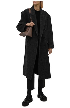 Женские кожаные ботинки PREMIATA черного цвета по цене 48100 руб., арт. M4973/VARIANTE 19+M0NT0NE | Фото 2 Женские кожаные ботинки PREMIATA черного цвета, арт. M4973/VARIANTE 19+M0NT0NE | Фото 2 (Каблук высота: Низкий; Подошва: Платформа; Материал утеплителя: Натуральный мех; Женское Кросс-КТ: Военные ботинки)
