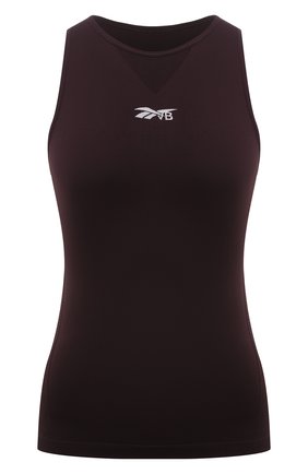 Женский майка reebok x victoria beckham REEBOK бордового цвета по цене 6995 руб., арт. H29253 | Фото 1 Женский майка reebok x victoria beckham REEBOK бордового цвета, арт. H29253 | Фото 1 (Материал внешний: Синтетический материал; Длина (для топов): Стандартные; Стили: Спорт-шик; Кросс-КТ: без рукавов; Женское Кросс-КТ: Топ-спорт)
