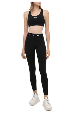 Женские леггинсы reebok x victoria beckham REEBOK черного цвета по цене 10400 руб., арт. H30217 | Фото 2 Женские леггинсы reebok x victoria beckham REEBOK черного цвета, арт. H30217 | Фото 2 (Материал внешний: Синтетический материал; Длина (брюки, джинсы): Стандартные; Стили: Спорт-шик; Женское Кросс-КТ: Леггинсы-спорт)