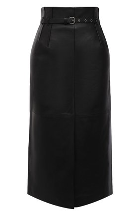 Женская кожана юбка REDVALENTINO черного цвета по цене 61800 руб., арт. WR0NI01C/68Y | Фото 1 Женская кожана юбка REDVALENTINO черного цвета, арт. WR0NI01C/68Y | Фото 1 (Длина Ж (юбки, платья, шорты): Миди; Материал подклада: Синтетический материал; Стили: Гламурный; Женское Кросс-КТ: Юбка-одежда)