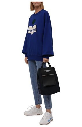 Женские кожаные кеды out of office OFF-WHITE белого цвета по цене 34350 руб., арт. 0WIA259F21LEA0020101 | Фото 2 Женские кожаные кеды out of office OFF-WHITE белого цвета, арт. 0WIA259F21LEA0020101 | Фото 2 (Материал внутренний: Текстиль; Подошва: Платформа)