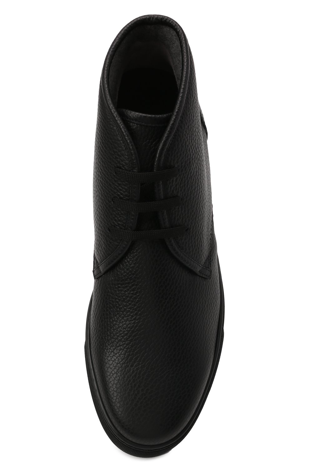 Мужские кожаные ботинки CORNELIANI черного цвета, арт. 88TM44-1820955 | Фото 5 (Материал внешний: Кожа; Мужское Кросс-КТ: Ботинки-обувь, Дезерты-обувь; Материал внутренний: Натуральная кожа, Текстиль; Материал утеплителя: Без утеплителя; Подошва: Плоская)