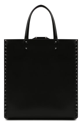 Мужская кожаная сумка-тоут VALENTINO черного цвета по цене 327500 руб., арт. WY0B0B28/TLL | Фото 1 Мужская кожаная сумка-тоут VALENTINO черного цвета, арт. WY0B0B28/TLL | Фото 1 (Размер: medium; Материал: Натуральная кожа; Ремень/цепочка: На ремешке)