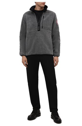 Мужская анорак CANADA GOOSE серого цвета по цене 52400 руб., арт. 7053M | Фото 2 Мужская анорак CANADA GOOSE серого цвета, арт. 7053M | Фото 2 (Материал внешний: Синтетический материал; Рукава: Длинные; Длина (верхняя одежда): Короткие; Кросс-КТ: Куртка, Ветровка; Стили: Спорт-шик)