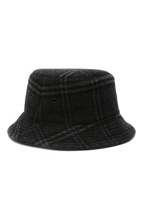 Мужская панама из шерсти и кашемира BURBERRY серого цвета по цене 37200 руб., арт. 8044077 | Фото 1 Мужская панама из шерсти и кашемира BURBERRY серого цвета, арт. 8044077 | Фото 1 (Материал: Шерсть)