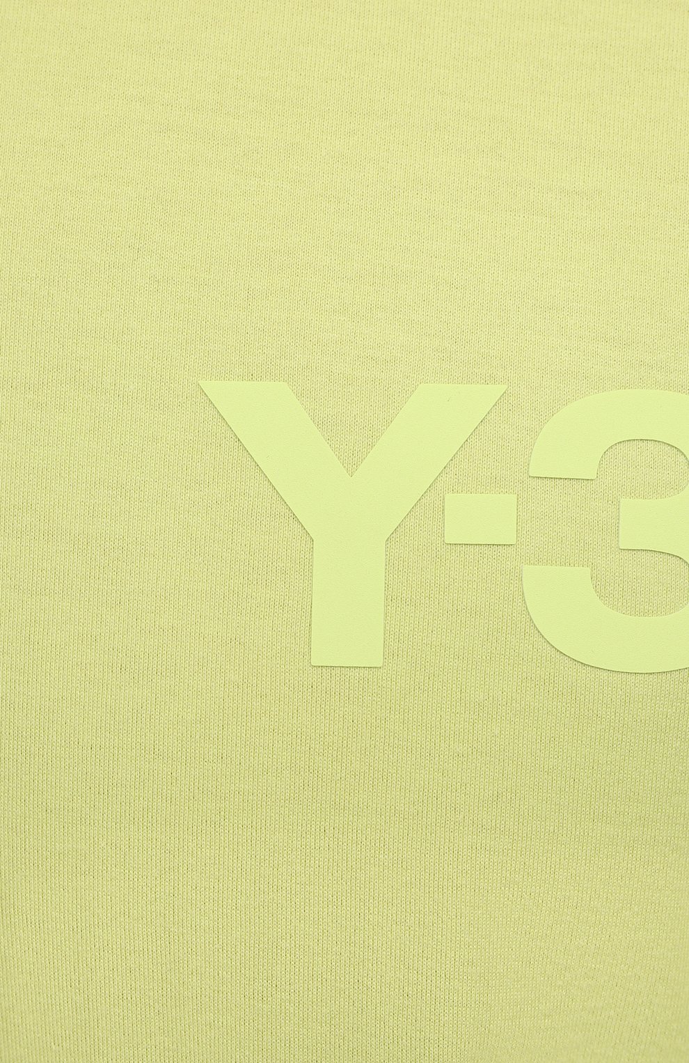 Мужская хлопковая футболка Y-3 желтого цвета, арт. HB3479/M | Фото 5 (Рукава: Короткие; Длина (для топов): Стандартные; Принт: С принтом; Материал внешний: Хлопок; Стили: Спорт-шик)