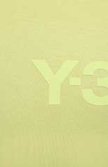 Мужская хлопковая футболка Y-3 желтого цвета, арт. HB3479/M | Фото 5 (Рукава: Короткие; Длина (для топов): Стандартные; Принт: С принтом; Материал внешний: Хлопок; Стили: Спорт-шик)