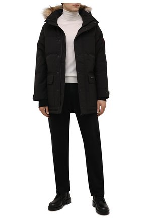 Мужская пуховик emory CANADA GOOSE черного цвета по цене 119500 руб., арт. 2580M | Фото 2 Мужская пуховик emory CANADA GOOSE черного цвета, арт. 2580M | Фото 2 (Материал утеплителя: Пух и перо; Материал подклада: Синтетический материал; Материал внешний: Синтетический материал; Кросс-КТ: Куртка; Длина (верхняя одежда): До середины бедра; Стили: Кэжуэл; Мужское Кросс-КТ: пуховик-короткий; Рукава: Длинные)