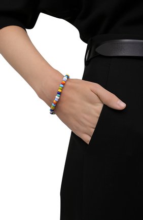 Женский браслет нитка ветра HIAYNDERFYT разноцветного цвета, арт. 1-2WNDTHRD | Фото 2 (Материал: Стекло)