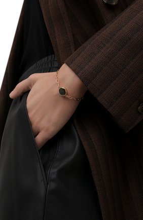 Женский браслет HANKA_IN золотого цвета по цене 10650 руб., арт. KAR-BR-LAB | Фото 2 Женский браслет HANKA_IN золотого цвета, арт. KAR-BR-LAB | Фото 2 (Материал: Металл)