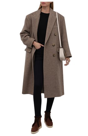 Женские замшевые ботинки ylvi walk LORO PIANA коричневого цвета по цене 225500 руб., арт. FAF9366 | Фото 2 Женские замшевые ботинки ylvi walk LORO PIANA коричневого цвета, арт. FAF9366 | Фото 2 (Материал внешний: Замша, Кожа; Женское Кросс-КТ: Зимние ботинки; Каблук высота: Низкий; Подошва: Платформа; Материал утеплителя: Натуральный мех)