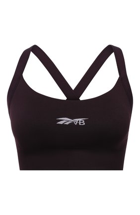 Женский бра-топ reebok x victoria beckham REEBOK темно-бордового цвета по цене 6995 руб., арт. H30429 | Фото 1 Женский бра-топ reebok x victoria beckham REEBOK темно-бордового цвета, арт. H30429 | Фото 1 (Материал подклада: Синтетический материал; Материал внешний: Синтетический материал; Длина (для топов): Укороченные; Стили: Спорт-шик; Женское Кросс-КТ: Топ-спорт)