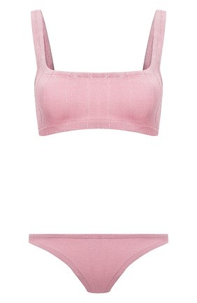 Женский раздельный купальник HUNZA G розового цвета по цене 14500 руб., арт. HELENA NILE BIKINI METALLIC NILE | Фото 1 Женский раздельный купальник HUNZA G розового цвета, арт. HELENA NILE BIKINI METALLIC NILE | Фото 1 (Материал внешний: Синтетический материал; Женское Кросс-КТ: Раздельные купальники)