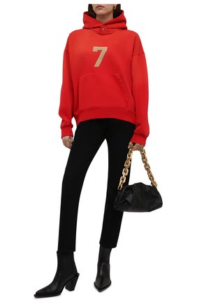 Женский хлопковое худи FEAR OF GOD красного цвета по цене 57300 руб., арт. FG50-075FLC/W | Фото 2 Женский хлопковое худи FEAR OF GOD красного цвета, арт. FG50-075FLC/W | Фото 2 (Материал внешний: Хлопок; Длина (для топов): Стандартные; Рукава: Длинные; Стили: Спорт-шик; Женское Кросс-КТ: Худи-одежда)