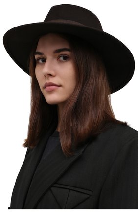 Женская шерстяная шляпа POLO RALPH LAUREN коричневого цвета по цене 22450 руб., арт. 455858403 | Фото 2 Женская шерстяная шляпа POLO RALPH LAUREN коричневого цвета, арт. 455858403 | Фото 2 (Материал: Шерсть)