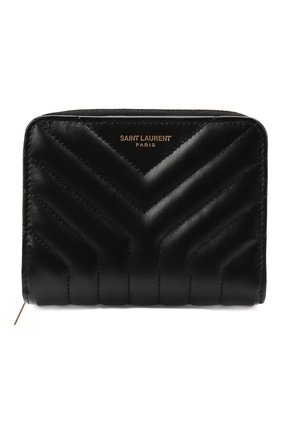 Женские кожаный кошелек SAINT LAURENT черного цвета по цене 37200 руб., арт. 668323/DV701 | Фото 1 Женские кожаный кошелек SAINT LAURENT черного цвета, арт. 668323/DV701 | Фото 1