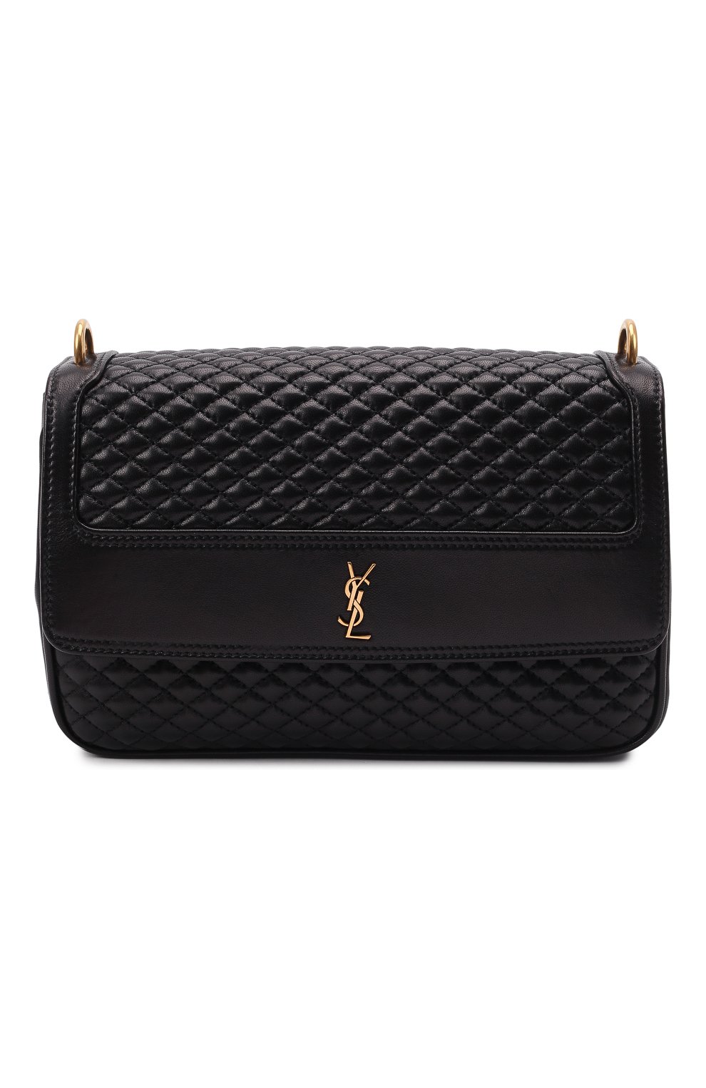 Женская сумка victoire SAINT LAURENT черного цвета, арт. 657302/1EL07 | Фото 1 (Сумки-технические: Сумки через плечо; Материал: Натуральная кожа; Ремень/цепочка: На ремешке; Размер: small)