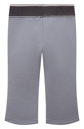 Детские хлопковые брюки EMPORIO ARMANI серого цвета по цене 10450 руб., арт. 6KEP07/1JHSZ | Фото 2 Детские хлопковые брюки EMPORIO ARMANI серого цвета, арт. 6KEP07/1JHSZ | Фото 2 (Материал внешний: Хлопок; Ростовка одежда: 9 мес | 74 см, 12 мес | 80 см, 24 мес | 92 см, 36 мес | 98 см)