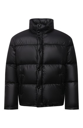 Мужская пуховая куртка SAINT LAURENT черного цвета по цене 162000 руб., арт. 671966/Y744T | Фото 1 Мужская пуховая куртка SAINT LAURENT черного цвета, арт. 671966/Y744T | Фото 1 (Рукава: Длинные; Материал подклада: Синтетический материал; Материал внешний: Синтетический материал; Материал утеплителя: Пух и перо; Длина (верхняя одежда): Короткие; Кросс-КТ: Куртка; Мужское Кросс-КТ: пуховик-короткий)