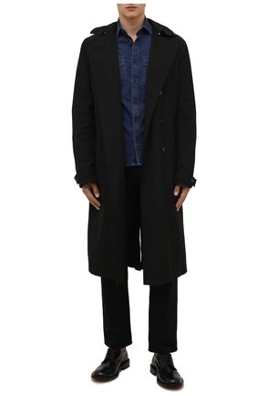 Мужская джинсовая рубашка Z ZEGNA синего цвета по цене 22300 руб., арт. 205307/ZCRN5 | Фото 2 Мужская джинсовая рубашка Z ZEGNA синего цвета, арт. 205307/ZCRN5 | Фото 2 (Материал внешний: Хлопок, Деним; Длина (для топов): Стандартные; Рукава: Длинные; Случай: Повседневный; Кросс-КТ: Деним; Принт: Однотонные; Манжеты: На пуговицах; Воротник: Кент; Стили: Кэжуэл)