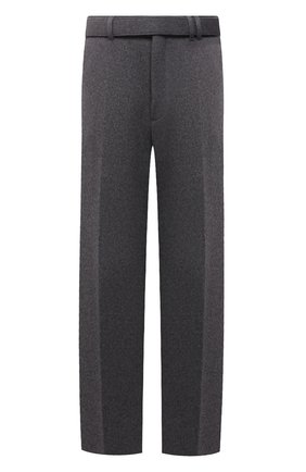 Мужские шерстяные брюки ZEGNA COUTURE темно-серого цвета по цене 194000 руб., арт. 287160/630SNN | Фото 1 Мужские шерстяные брюки ZEGNA COUTURE темно-серого цвета, арт. 287160/630SNN | Фото 1 (Материал внешний: Шерсть; Случай: Повседневный; Стили: Кэжуэл; Длина (брюки, джинсы): Стандартные)