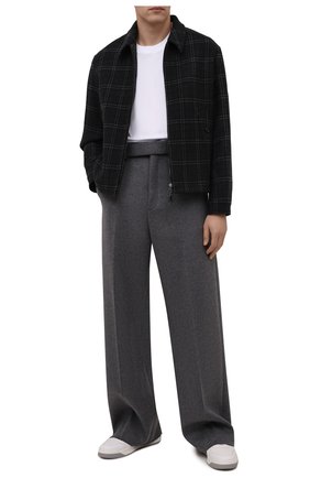 Мужские шерстяные брюки ZEGNA COUTURE темно-серого цвета по цене 194000 руб., арт. 287160/630SNN | Фото 2 Мужские шерстяные брюки ZEGNA COUTURE темно-серого цвета, арт. 287160/630SNN | Фото 2 (Материал внешний: Шерсть; Случай: Повседневный; Стили: Кэжуэл; Длина (брюки, джинсы): Стандартные)