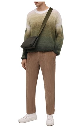 Мужские брюки из хлопка и кашемира ERMENEGILDO ZEGNA бежевого цвета по цене 73650 руб., арт. UYI17/TP23 | Фото 2 Мужские брюки из хлопка и кашемира ERMENEGILDO ZEGNA бежевого цвета, арт. UYI17/TP23 | Фото 2 (Длина (брюки, джинсы): Стандартные; Материал внешний: Хлопок; Случай: Повседневный; Стили: Кэжуэл)