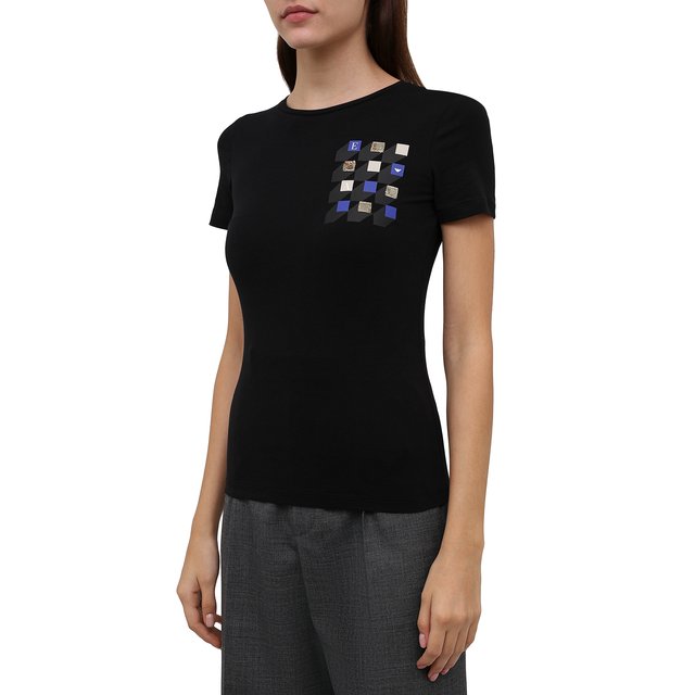 фото Хлопковая футболка emporio armani